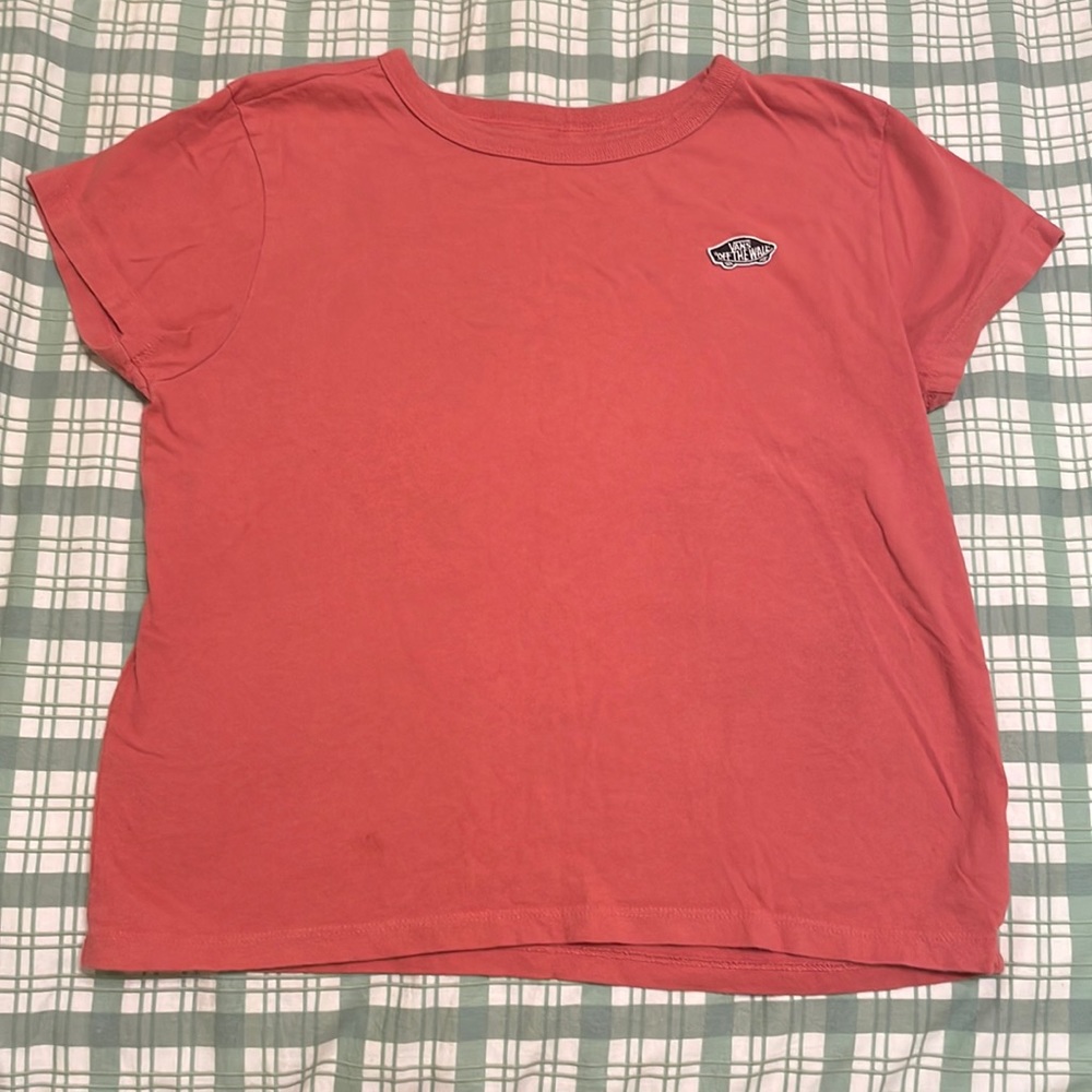 Vans pink tee shirt Size Large